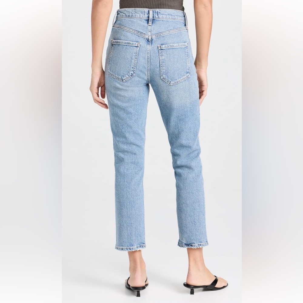 Agolde Riley High Rise Straight Crop Jeans - Picture 3 of 7